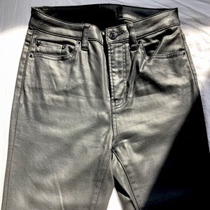 The Kooples - black wax skinny jeans